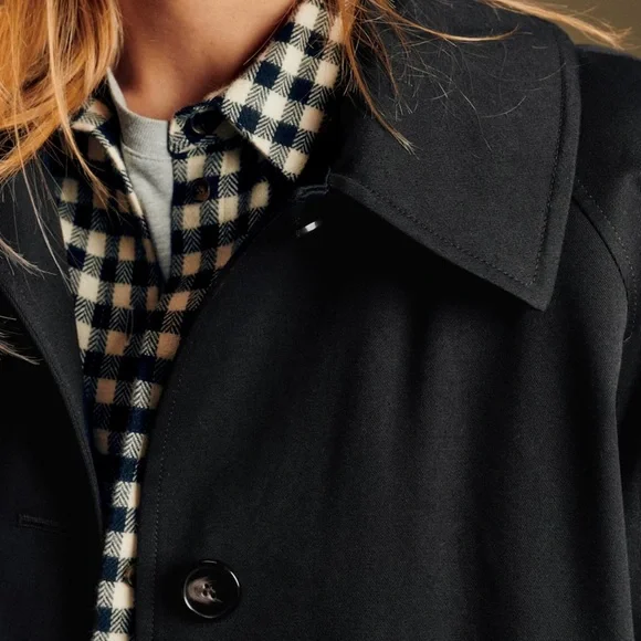 Black Trench Coat - Picture 5 of 5